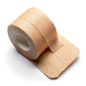 Adhesive bandage isolated white background
