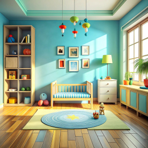 child  room front viwe