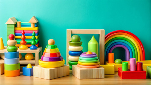  Montessori toys background