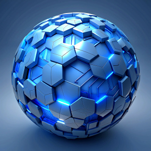 global blue circuit board  background