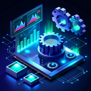 Software real-time integration with measuring devices with dark background