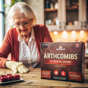 food supplement red color packaging of arthritis medication for elderly people  name arthrocomb 