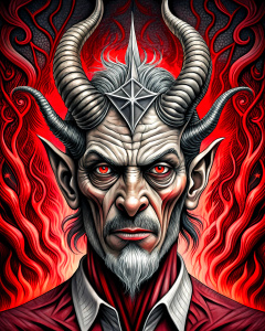 portrait of Satan