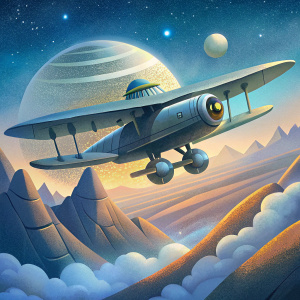 - Picture a futuristic biplane equipped with cutting-edge avionics and stealth technology, on a top-secret mission to gather intelligence behind enemy lines.