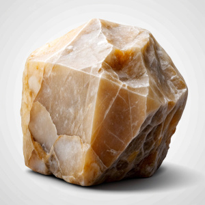 big stone icon realistic with transparent background