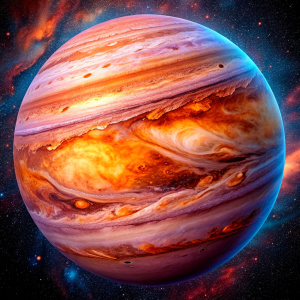 planet jupiter seen from space