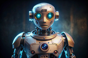 Robô ai automação inteligência artificial ai 