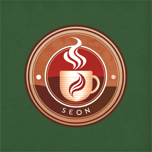 By SEON, take away coffee logo