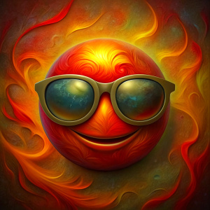  dark glasses emoticon