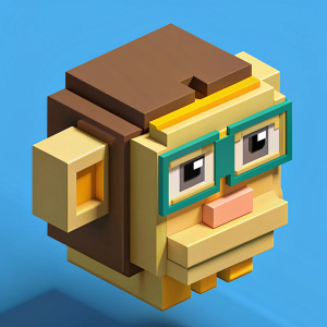 head of monkey wearing glasses