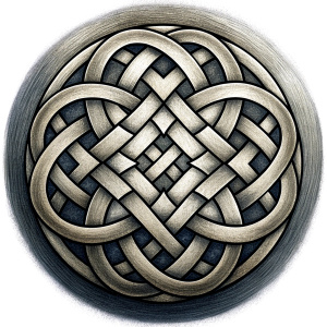 Celtic Paganism runes symbols tattoo design - perfect realistic art - high-definition - grey and black - white background 