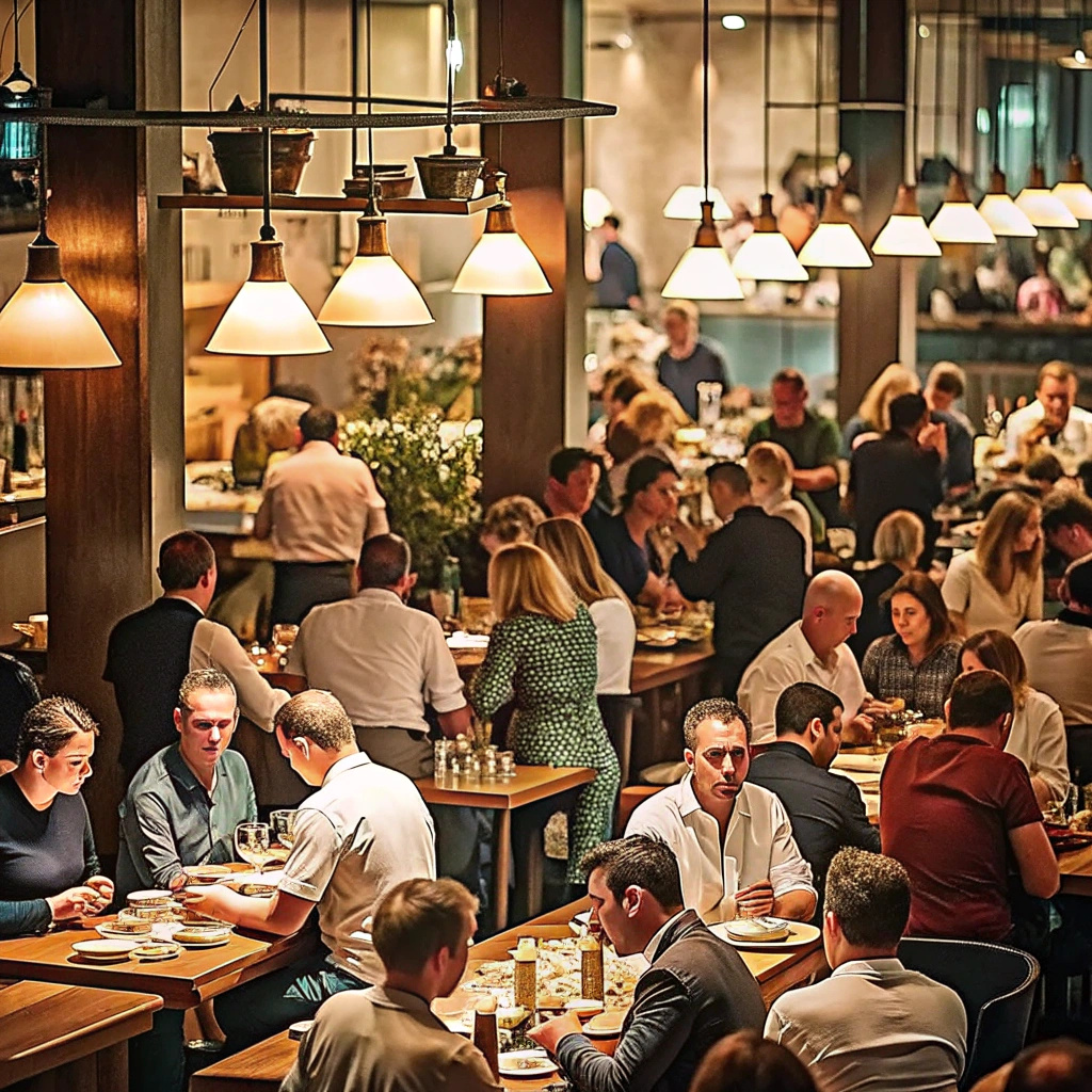 Image of a busy restaurant interior