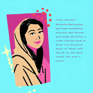 Biography page dedicated to Tunku Azizah Aminah Maimunah Iskandariah, highlighting her royal lineage, achievements, and contributions. Elegant layout with her portrait, set against a subtle gold and maroon background.