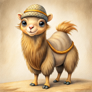 Sha Xiaotuo is a cute little camel with a hip-hop style. It has a round and chubby body, fluffy hump, and big eyes.

Its fur color is like the sand in the Wuwei Minqin Desert, a light brown color that combines with the cool style of hip-hop. The patterns on its body are graceful, yet with the charm of the desert.

Not only does Sha Xiaotuo wear a little red hat, but there is also the Wuwei Minqin logo embroidered on the hat. This time, it has also incorporated elements of hip-hop, making it look