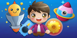 imagen   Ilustración vectorial  creatividad e innovacion al maximo nivel, ilustracion publicitaria desarollo de personajes comeciales