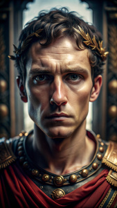 young Julius Caesar. 
HD. 8K. ULTRA REALISTIC. cinematic.  