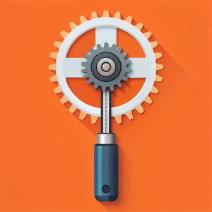 tool
gear
illustration
flat
one