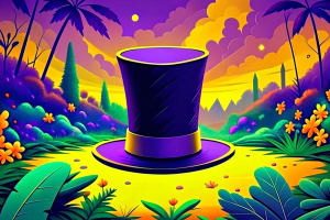 Moomins magic tall cylinder hat