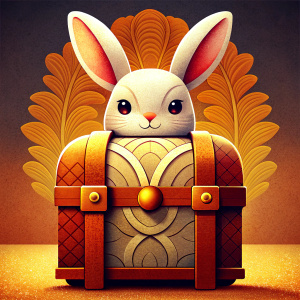 wooden rabbit chest, Chinese New Year