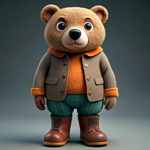 bear whit boots