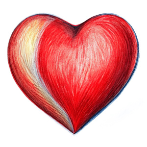 red heart