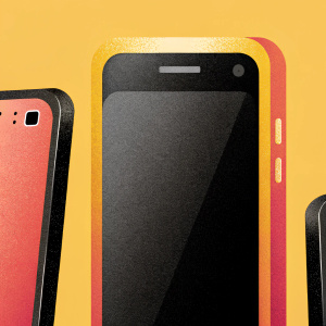 Samsung Galaxy Grand 2, front-facing image, gold-colored body, sleek design. Brand logo visible