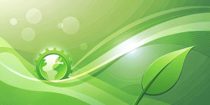 Environmental Product Declaration abstract green background