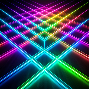 neon LINES colours