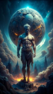 Atlas: Titan Bearing the Sky and His Punishment

Atlas, the Titan bearing the sky in Greek mythology, was punished for siding with Zeus in the Titanomachy war. His story represents not only a powerful being lost in the depths of mythology but also a figure bearing a heavy punishment.