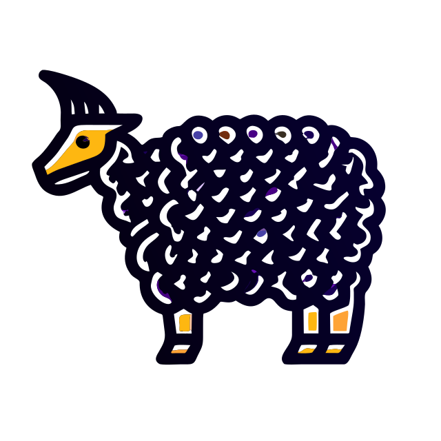 Angora Goat purple