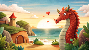 sea, background for the game, Chinese new year, wooden dragon