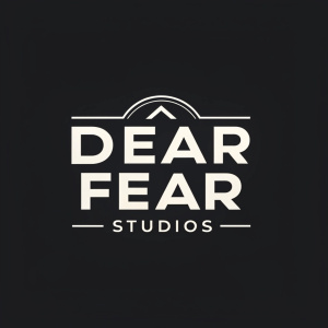 The Dear Fear Studios logo, featuring bold white text on a black background. Modern and sleek design.