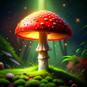 shining fly agaric