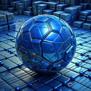 global blue circuit board  background