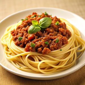 pasta with bolognese sauce