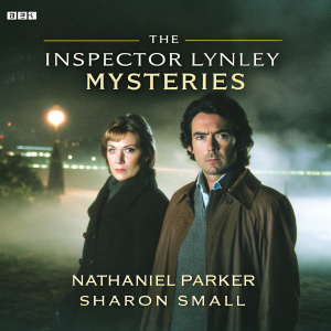 DVD cover of 'The Inspector Lynley Mysteries' season 2. Nathaniel Parker and Sharon Small prominently featured. Dark and moody, with characters in silhouette against a foggy London backdrop.