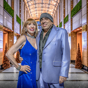 Maureen Santoro and Steve Van Zandt attending the festive screening of 'Christmas with the Kranks' at Radio City Music Hall.