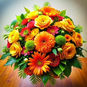 flower decoration at wedding stage