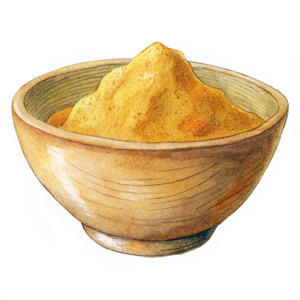 dried ginger powder bowl