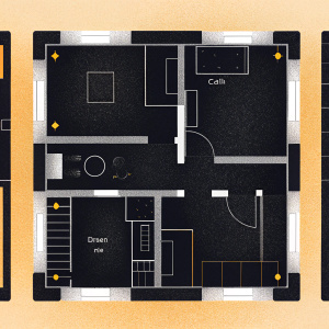 Floor plan of a house located at 545 Serangoon North Avenue 3. Features a spacious kitchen, service area, chilli area, and multiple bedrooms with detailed dimensions.