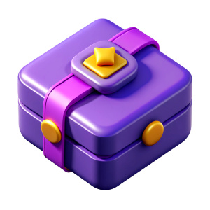 isometric purple magic closed case