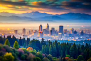 blur silicon valley city