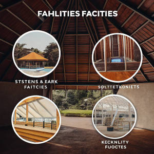 Cavite Technopark guide. Infographic layout showcasing facilities, systems, structures, and photos of the park.