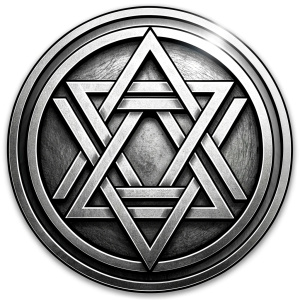 nordic symbol Odins-Knoten oder das Valknut Symbol