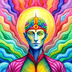 ego, juicio, cerebro mean beautiful spiritual colored art