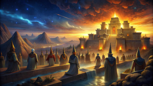 Priest kings called Patesi or Ensi ruled the Sumerian city-states in the name of god, and the kingship was passed from father to son. Kings also concentrated all the powers as abbot, chief judge and commander-in-chief..