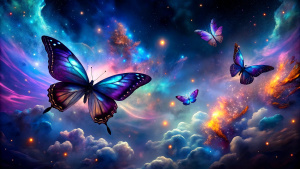 galaxy butterflies