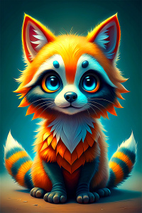 an image of a cute raccoon with bright eyes and a fluffy tail. I'd like its soft fur to visually resemble the texture of wood, emphasizing the eco-friendliness and use of natural materials in construction. Let it wear a costume made of logs or timber to emphasize the connection with wooden construction. It's essential that its cheerful eyes express joy and friendliness to create a positive impression and establish a connection with clients