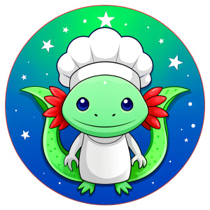 cheff, animal axolotl kawaii