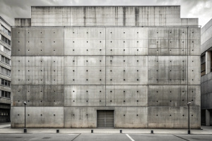 cyberpunk, urban dirty concrete wall facade texture, front view, texture sheet